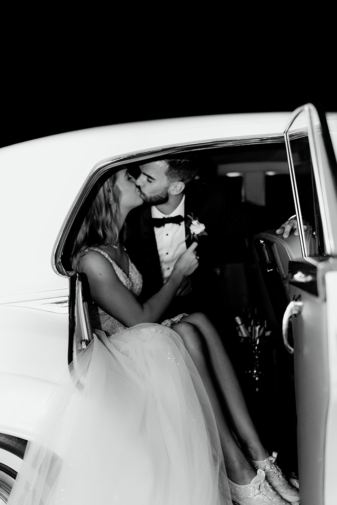 sendoff, grand exit, classic car, wedding, wedding photography, wedding photographer, emily figurelli photography, converse