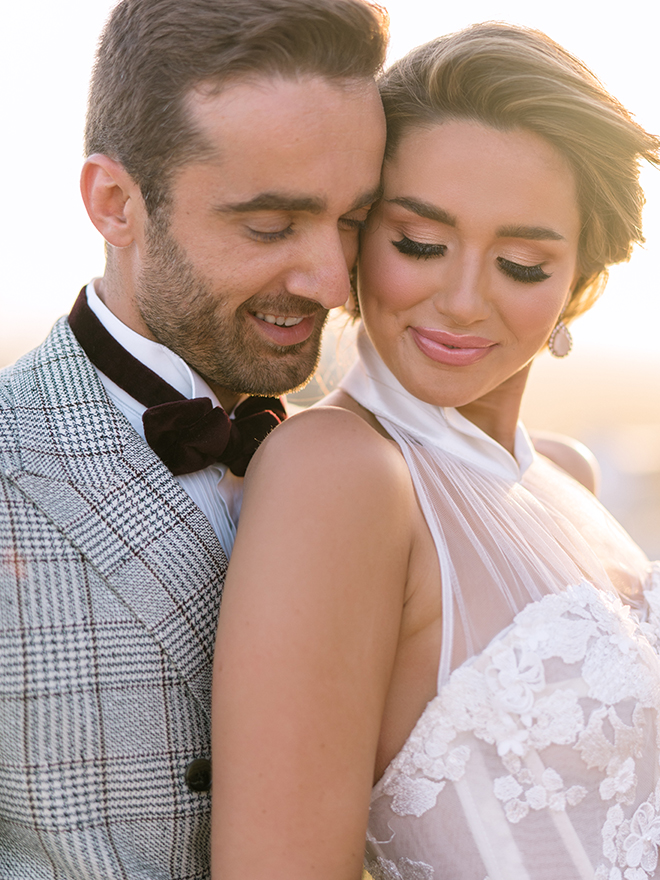 halter bridal gown, bride, groom, inspiration, stephania campos, post oak hotel, uptown, houston