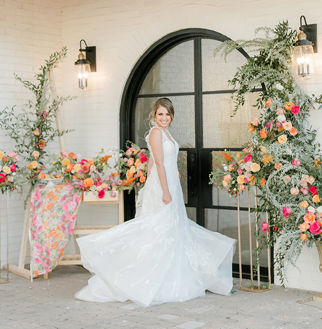 citrus themed wedding