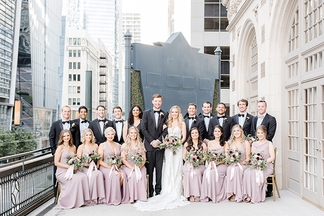 wedding party, outdoor wedding photography, amy maddox photography, Bridesman, blush bridesmaids dresses, wedding bouquet, bridal bouquet, black bow tie, groomsmen, best woman