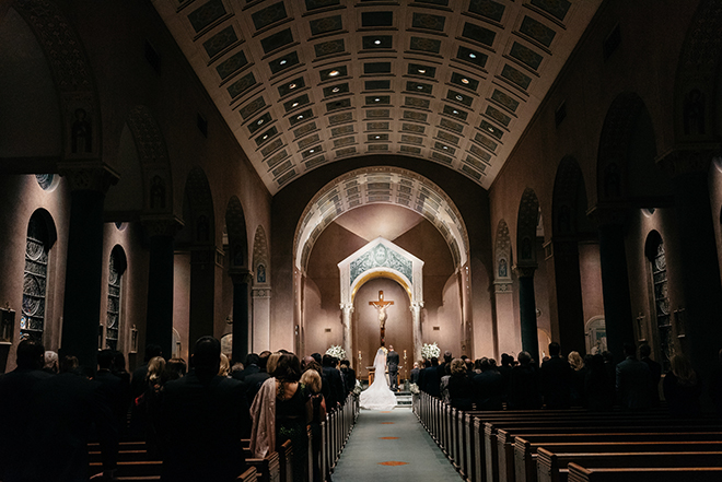 church ceremony, traditional, classic, ceremony decor, bride, groom