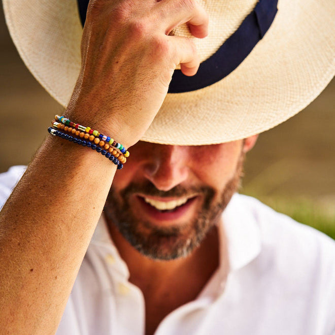 BILLY BAKER CO. Indigo bracelet- unique grooms gifts