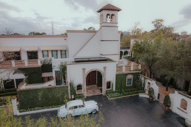 Exterior of wedding venue, The Bell Tower on 34th. 