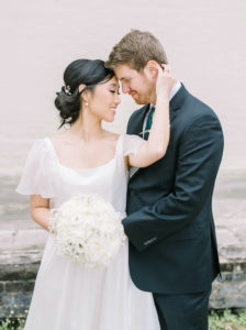 A Romantic White & Forest Green Wedding at Sam Houston Hotel