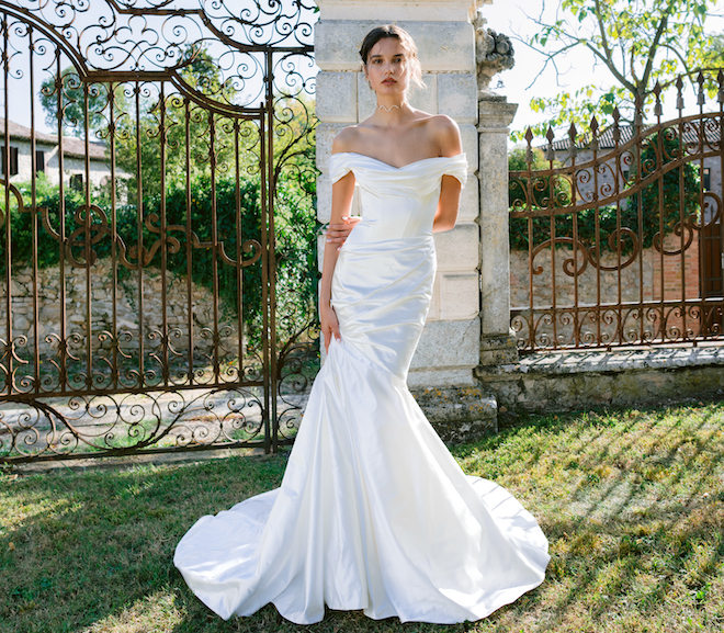 Allure gown by Monique Lhuillier. 