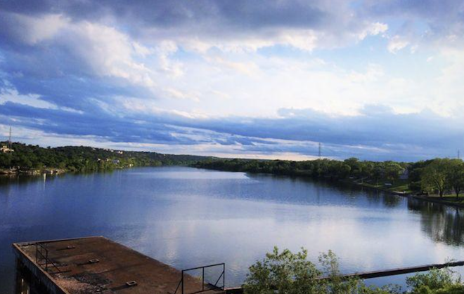 A lake in Marble Falls.