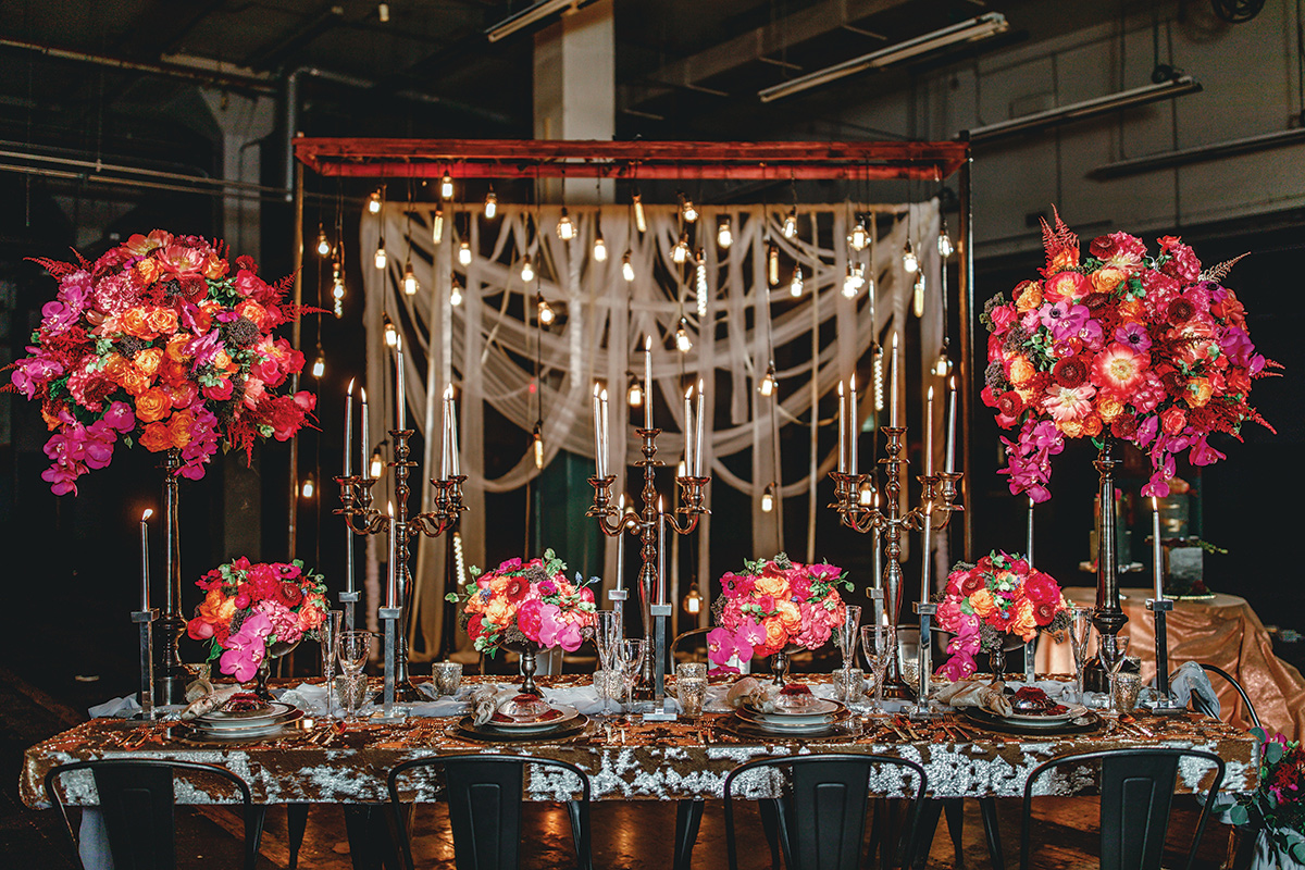 A styled shoot created for Weddings in Houston Magazine and Website - Kat Creech Events, Ama Photogr