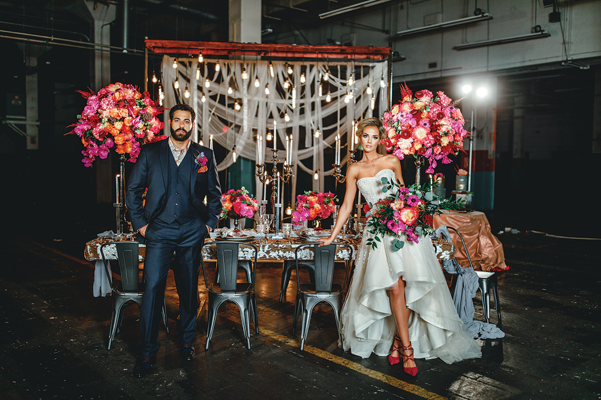 A styled shoot created for Weddings in Houston Magazine and Website - Kat Creech Events, Ama Photogr