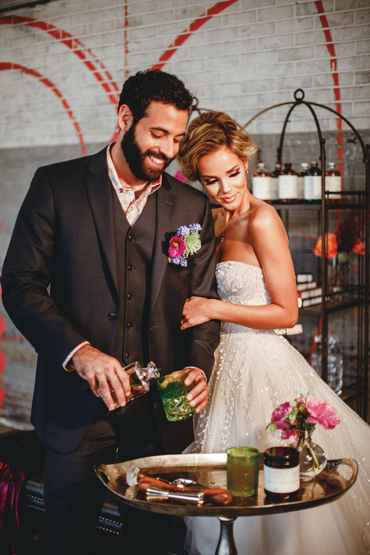 A styled shoot created for Weddings in Houston Magazine and Website - Kat Creech Events, Ama Photogr