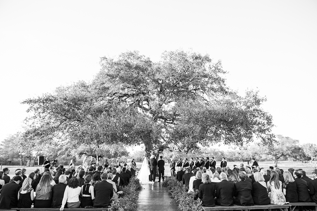 texas wedding, destination, ranch, country, rustic, summer, gray, oak tree, tent, barn reception, fa