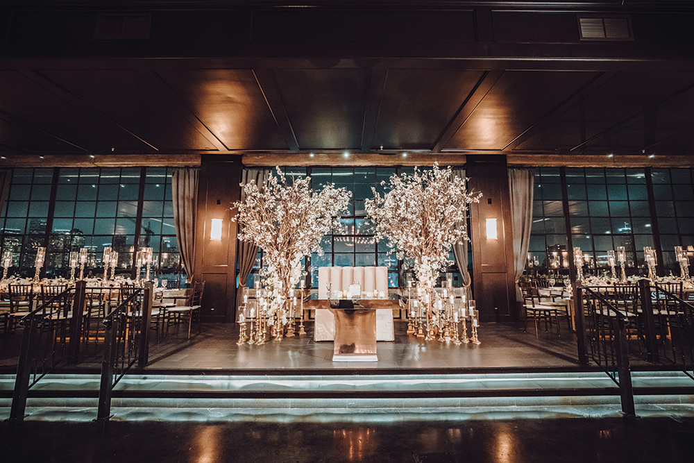 wedding ceremony setup