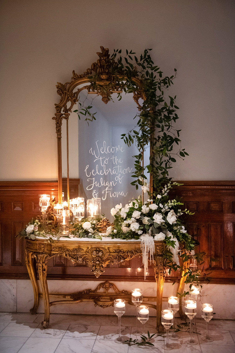 wedding reception decor