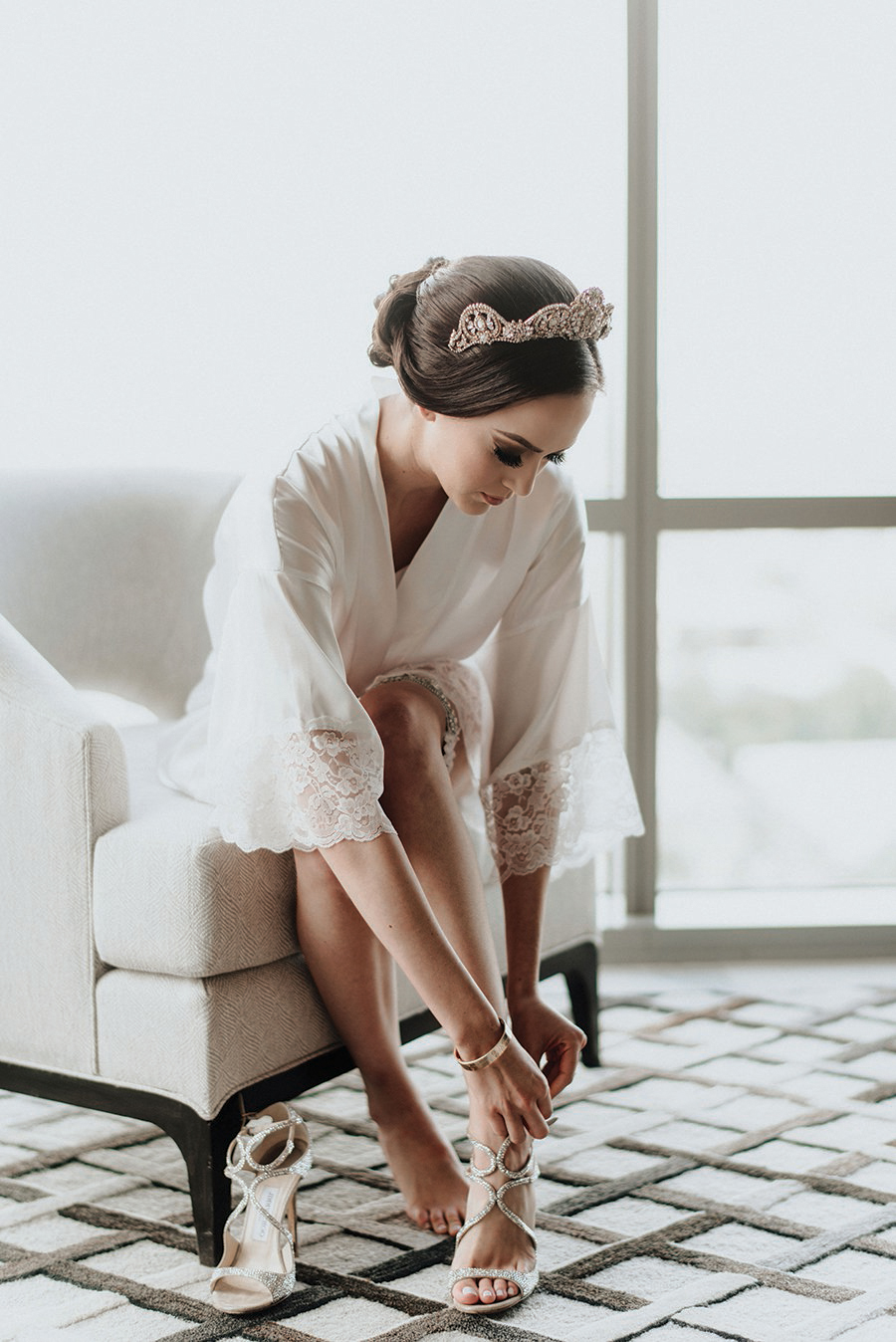 bridal portrait, shoes, houston wedding